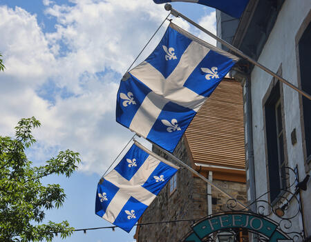 Drapeaux québécois