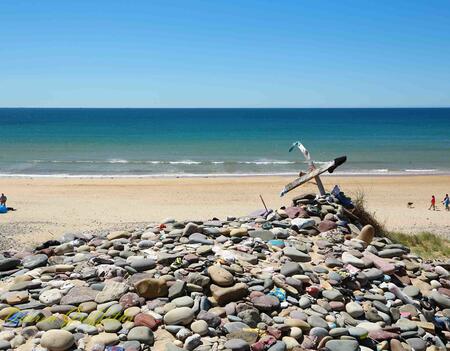 La tombe de Dobby sur la plage Freshwater West