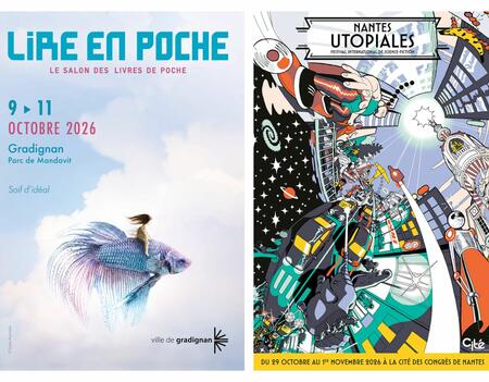 Affiche Lire en poche et Utopliales 2026