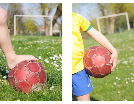 Le joueur de foot