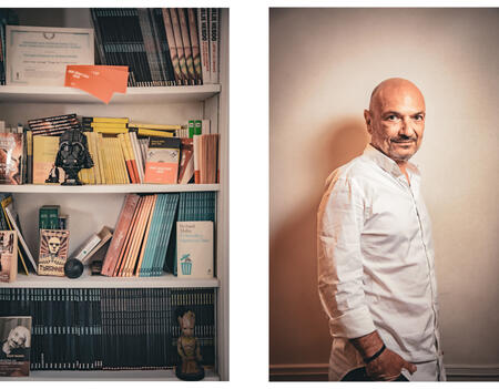 Richard Malka dans son bureau01