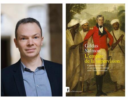 Gildas Salmon et couverture du livre L'empire de la supervision (La Découverte)