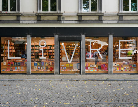 Une librairie à Liège, en Belgique (c) Michael Nguyen - Nurphoto via AFP