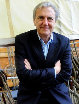Daniel Bilalian en 2008, alors directeur du service des sports de France Télévisions