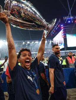 Le PSG, vainqueur de la Ligue des Champions 2025