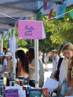 Stand librairie du Livrodrome de Chalon-sur-Saône