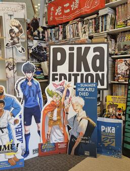 25 ans de mangas dans les bureaux de Pika