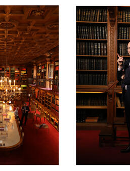Christophe Soulard et la bibliothèque de la cour de cassation