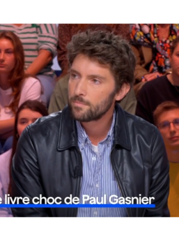 Paul Gasnier, le 4 septembre 2025 sur le plateau "Quotidien", sur TMC