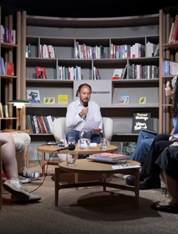 Le plateau du webinaire spécial rentrée BD 2025 de Livres Hebdo