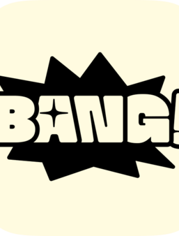 Logo de l'application Bang! disponible sur les plateformes de téléchargement