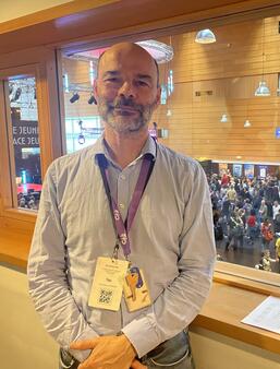 Roland Lehoucq, président de l'association du festival des Utopiales