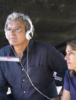 Mario Martone et Ippolita di Majo sur le tournage de Fuori