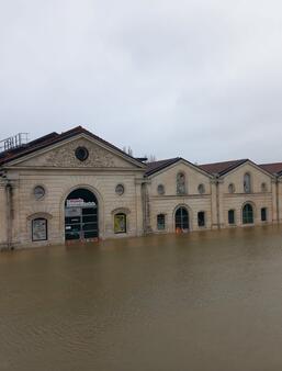 Le Musée de la bande dessinée à Angoulême durant les inondations de février 2026