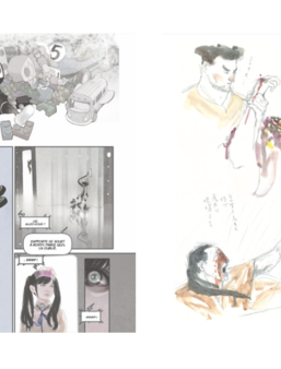 Planches de "Smoke" de Oh!Great (Kana) et "Nanbanjin" de Taiyo Matsumoto et Cyril Pedrosa (Dupuis)
