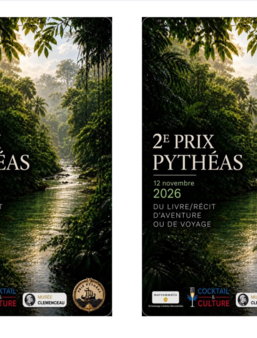 Affiche officielle du 2e prix Pythéas, décerné le 12 novembre 2026 au Musée Clemenceau, à Paris.