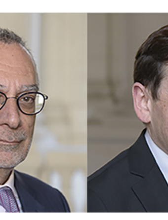 Yves Rolland, président de la CCOGDA, et Emmanuel Marcovitch, rapporteur général 