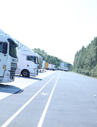 La plateforme de regroupement logistique Prisme, à Ris-Orangis