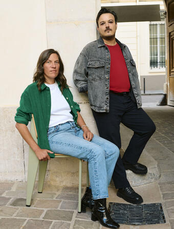 Pauline Miel et Clément Ribes, fondateurs de la maison d'édition les Corps Conducteurs - Photo Laura Léglise 