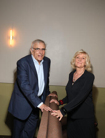 Bernard Barrault et Betty Mialet en 2020