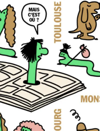 Affiche de la Fête interconnectée de la BD, évènement organisé par le collectif Girlxcott