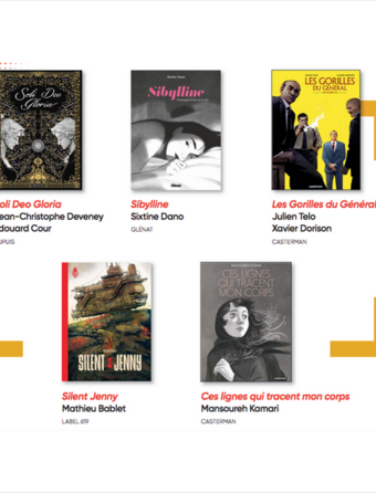 Les finalistes du prix BD Fnac France Inter 2026