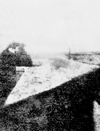 Point de vue du Gras, première photographie de l'histoire prise par Nicéphore Niépce