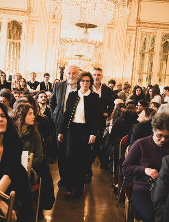 La ministre de la Culture Rachida Dati lors de la présentation du festival du livre de Paris 2026