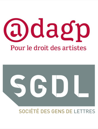 Les logos SGDL et ADAGP
