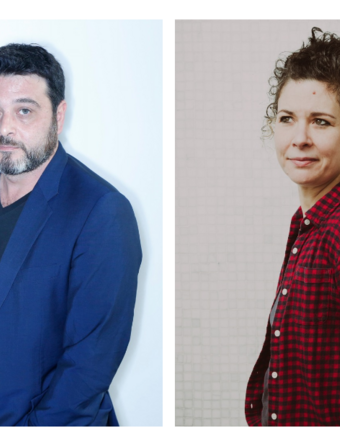 Stéphane Rosa, fondateur et codirecteur de Dark Side, et Elsa Delachair, directrice éditoriale de 10/18