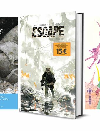 Trois couvertures avec prix de lancement