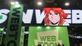 Japan Expo. Stand webtoon. Vendredi 15 juillet au Parc des expositions de Villepinte.