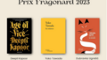 Prix Fragonard sélection 2023