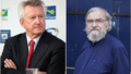 René Couanau, ancien maire de Saint-Malo, et Michel Le Bris, fondateur du festival Étonnants Voyageurs