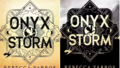 Les couvertures des éditions classique (à gauche) et collector (à droite) d'Onyx Storm, troisième tome de la série Fourth Wing de Rebecca Yarros, paru aux éditions Hugo