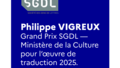 Grand prix de la traduction SGDL-ministère de la culture 2025