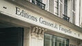 Les éditions Grasset, rue des Saints-Pères, à Paris