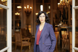 Rima Abdul Malak, ministre de la Culture, le 14 octobre 2022, rue de Valois