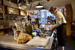 La "Mevrouw Hamersma Kookboekenwinkel", la librairie-cuisine de Madame Hamersma, à Amsterdam.