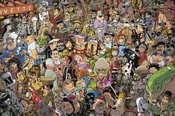 Les personnages de Fluide Glacial réunis pour ce 50e anniversaire