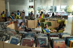 Cyclo-Biblio à la Médiathèque Olivier Léonhardt