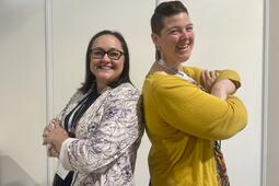 Amanda Jones et Sam Helmick, représentantes de l’ALA