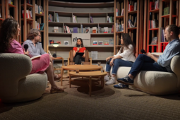 Le plateau du webinaire spécial rentrée littéraire 2025 de Livres Hebdo
