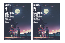 Affiche de la 10e édition des Nuits de la lecture
