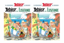Couverture d'Astérix en Lusitanie de Fabcaro et Didier Conrad (éditions Albert Rene