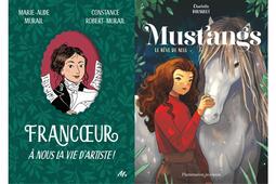 Marie-Aude Murail et Constance Robert-Murail, pour Francœur, à nous la vie d'artiste ! (L'École des loisirs) et Charlotte Bousquet pour Mustang (Flammarion jeunesse) 