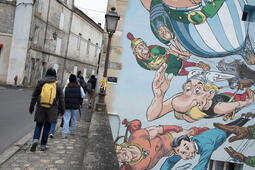 Fresque dans une rue à Angoulême