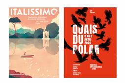 Affiche Italissimo et Quais du polar 2026