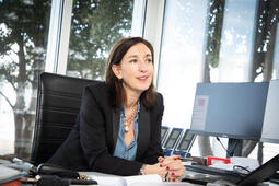 Vanessa Perrée,  dans son bureau au palais de justice de Paris