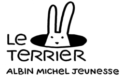 Le logo du nouveau label Albin Michel Jeunesse, Le Terrier